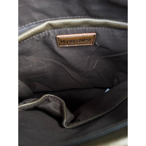 Montana West Brown Shoulder Bag - Picture 5 of 8